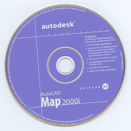 Autodesk AutoCAD Map 2000i (Release 4.5) (Autodesk)(2000)(12904-017408-0015)