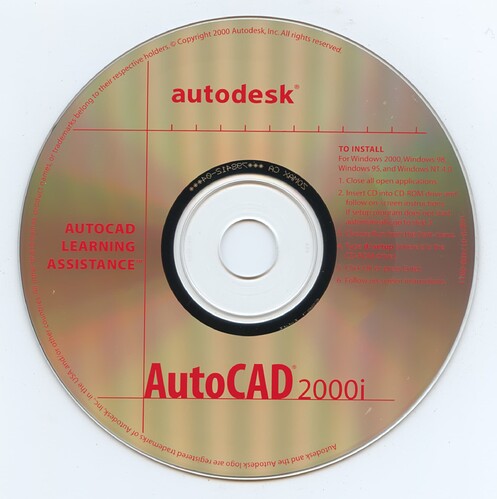 Autodesk AutoCAD 2000i AutoCAD Learning Assistance (Autodesk)(2000)16820-017408-0011)