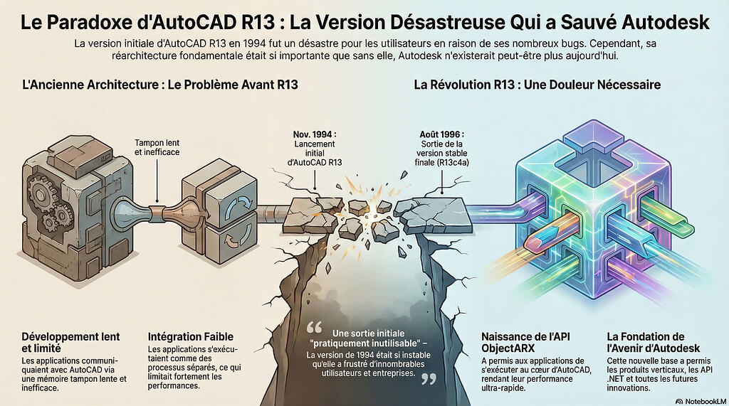 Une brève histoire de la réarchitecture d'AutoCAD (ou l'importance de ...