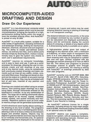 AutoCAD 80 flyer