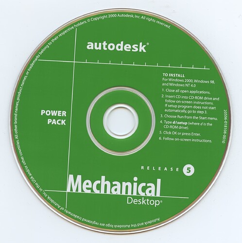 Autodesk Mechanical Desktop (Release 5)(Autodesk)(2000)(20506-018108-0010)