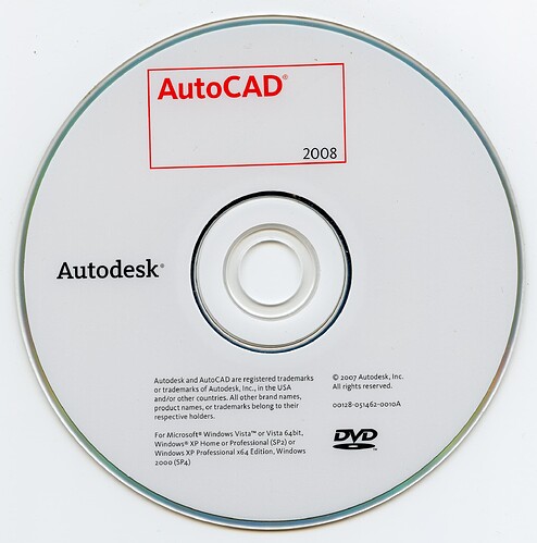 AutoCAD 2008 (Autodesk)(00128-051462-0010A)(2007)