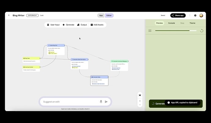 Opal-Google-Interface