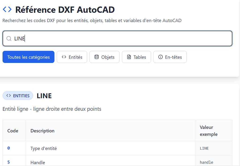 L'application artefacts Claude codes DXF AutoCAD - AutoCAD - Dessein-Tech