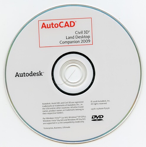 AutoCAD Civil 3D - Land Desktop Companion 2009 (Autodesk)(237A1-05A001-P303A)(2008)